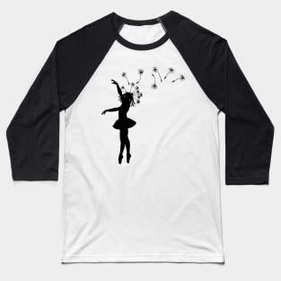 Dandelion Ballerina Baseball T-Shirt